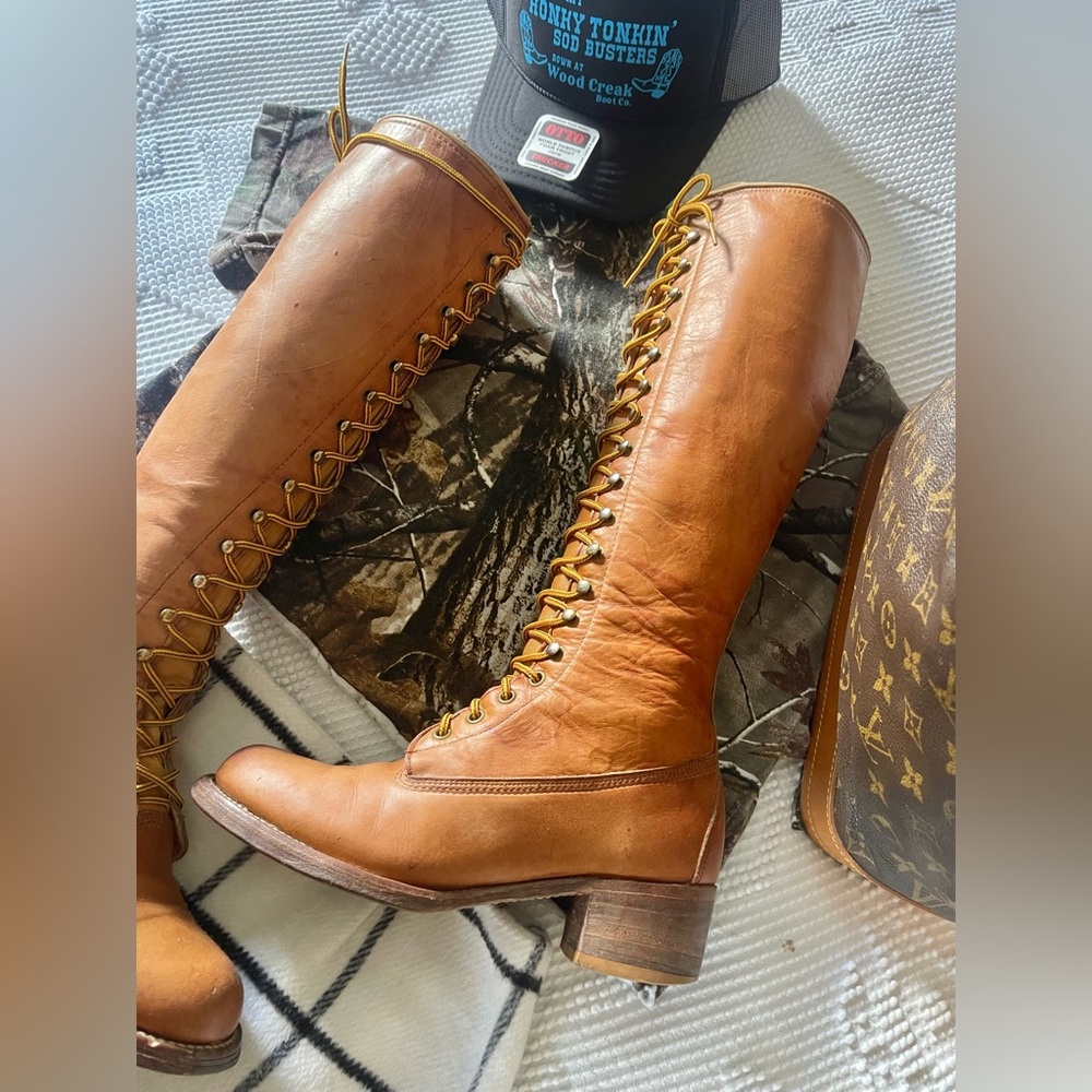 FRYE | Black Label Lace Up Campus Boots
